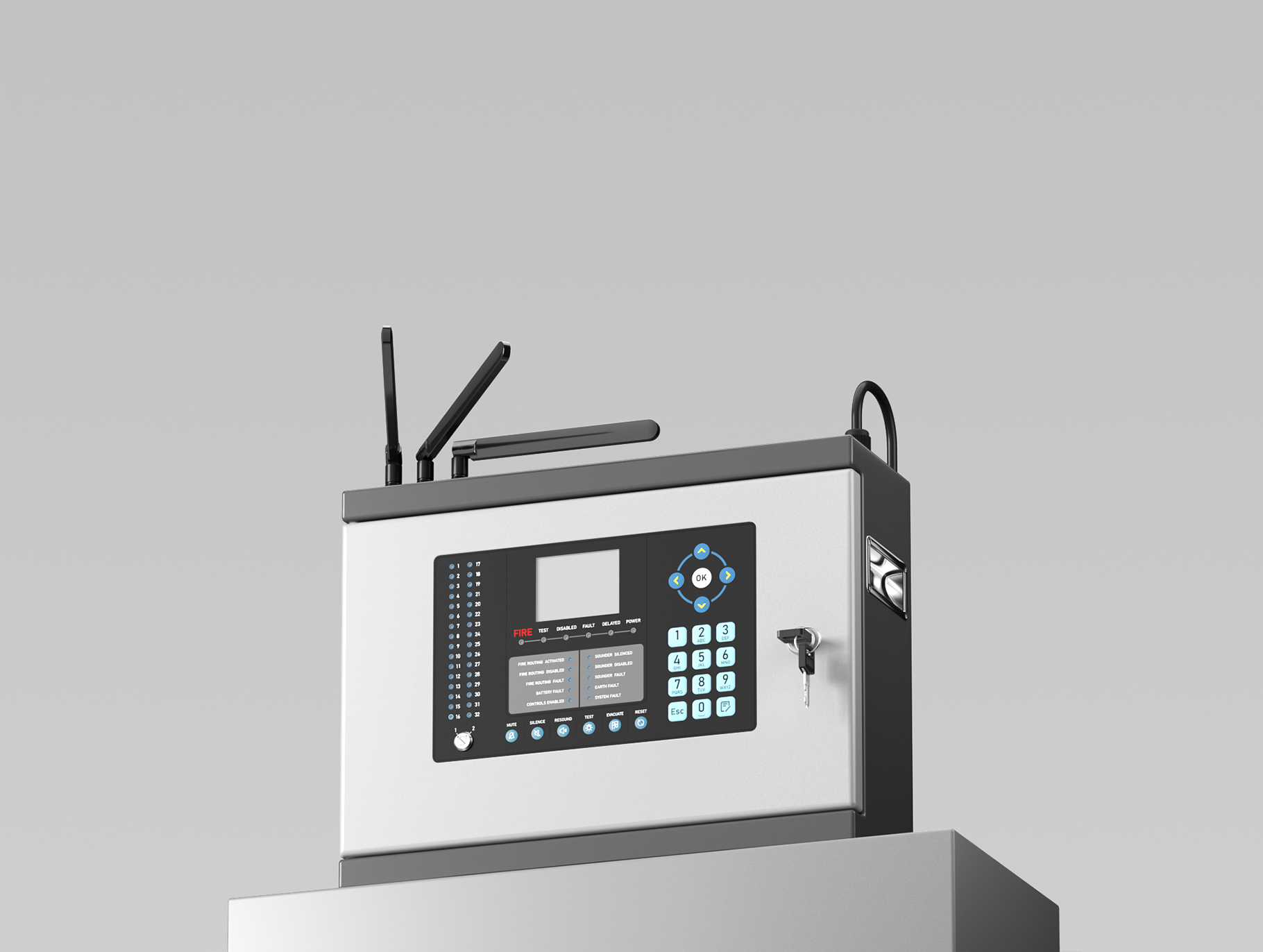 EN54-2 /EN54-4 Fire Alarm Control Panel HM-921